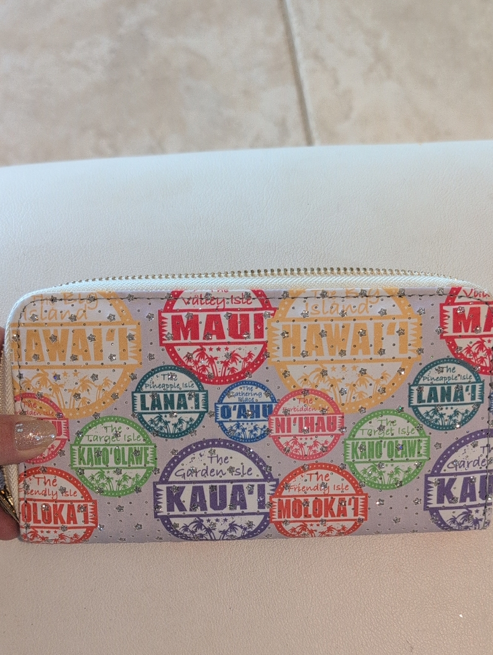 Hawaii Themed Vegan Wallet